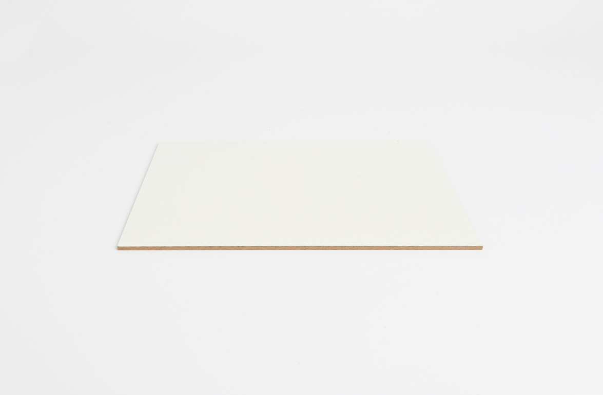 HDF Hvidlakeret 1 side, E1, FSC Mix 70%